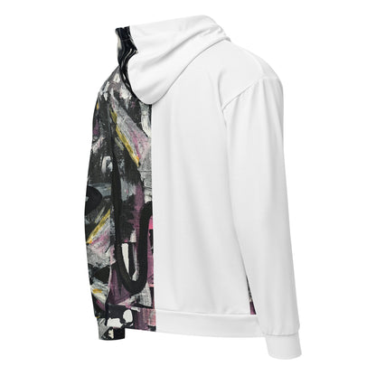 Courage ManMind zip Hoodie Half & Half