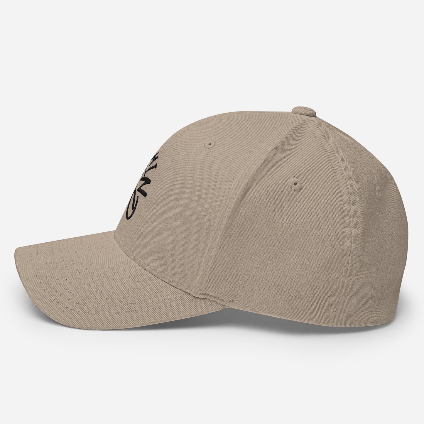 ManMind Embroidered Structured Twill Cap Khaki