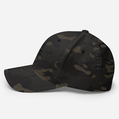 ManMind  Embroidered Structured Twill Cap Camo