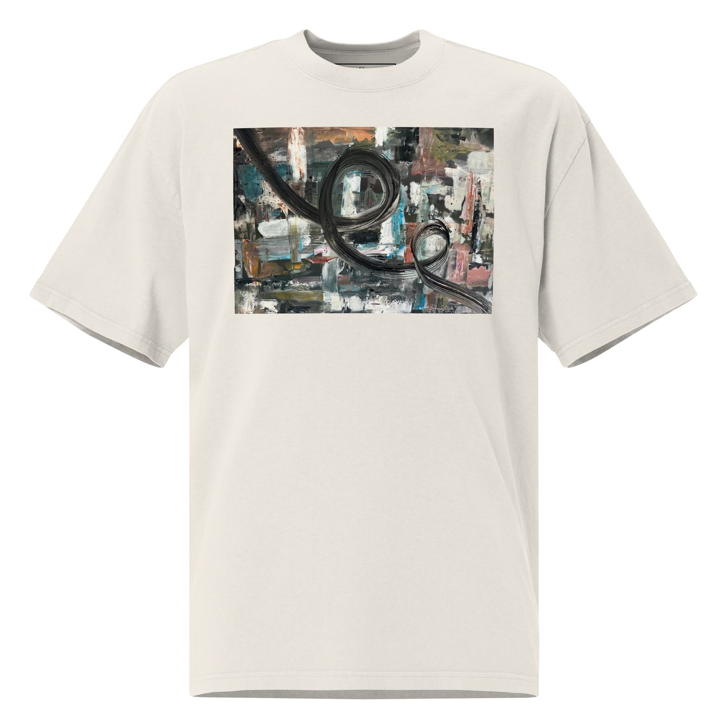 Resilience Oversized faded t-shirt