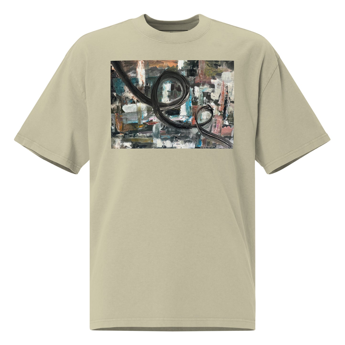 Resilience Oversized faded t-shirt