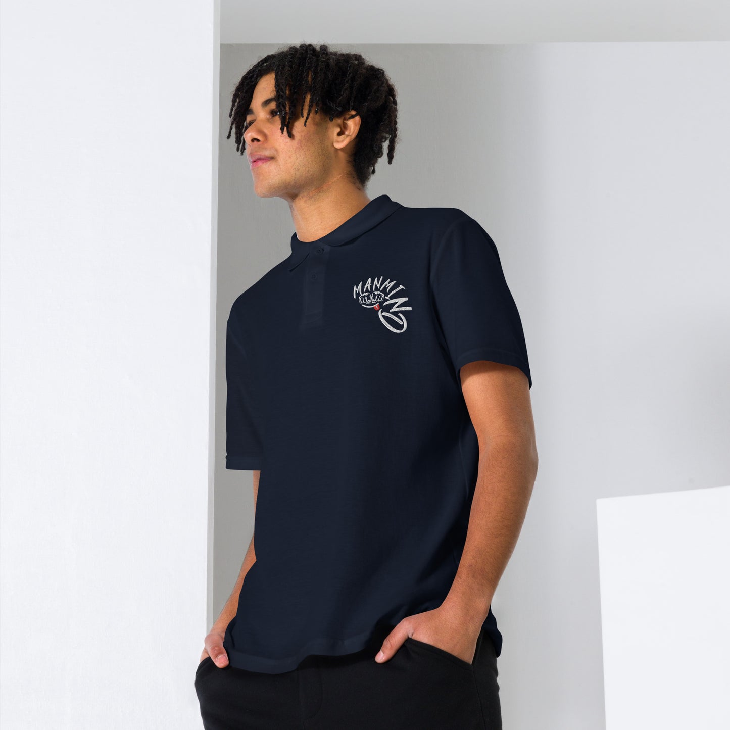 ManMind polo shirt Blue