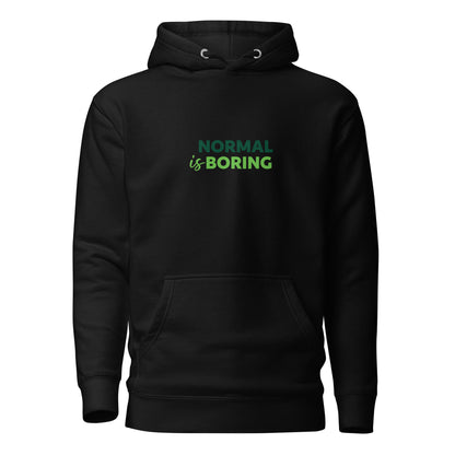 "Normal is boring" Unisex Hoodie