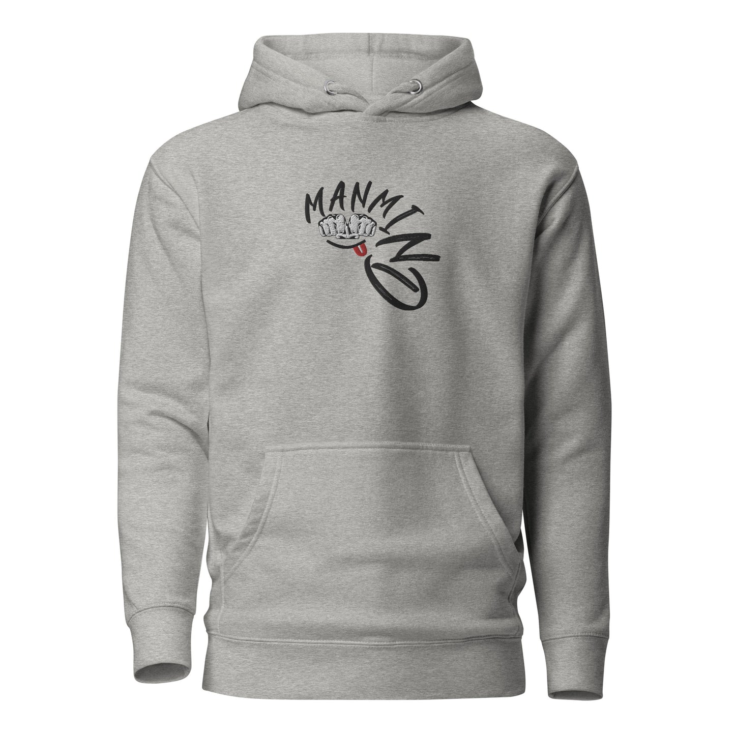 ManMind Embroidered Hoodie Grey