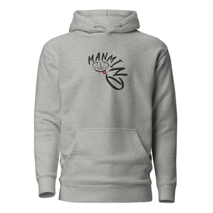 ManMind Embroidered Hoodie Grey