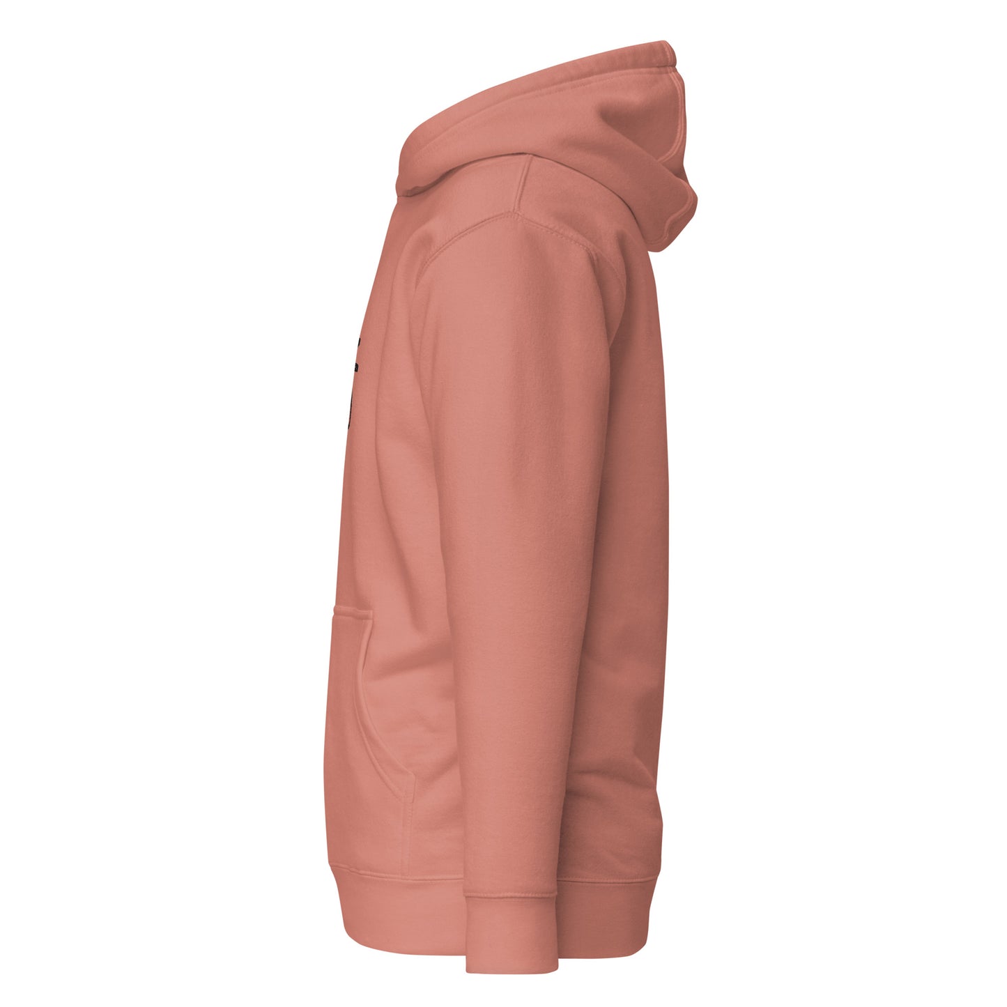 ManMind Embroidered Hoodie Dusty Rose