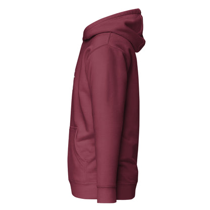 ManMind Embroidered Hoodie Maroon