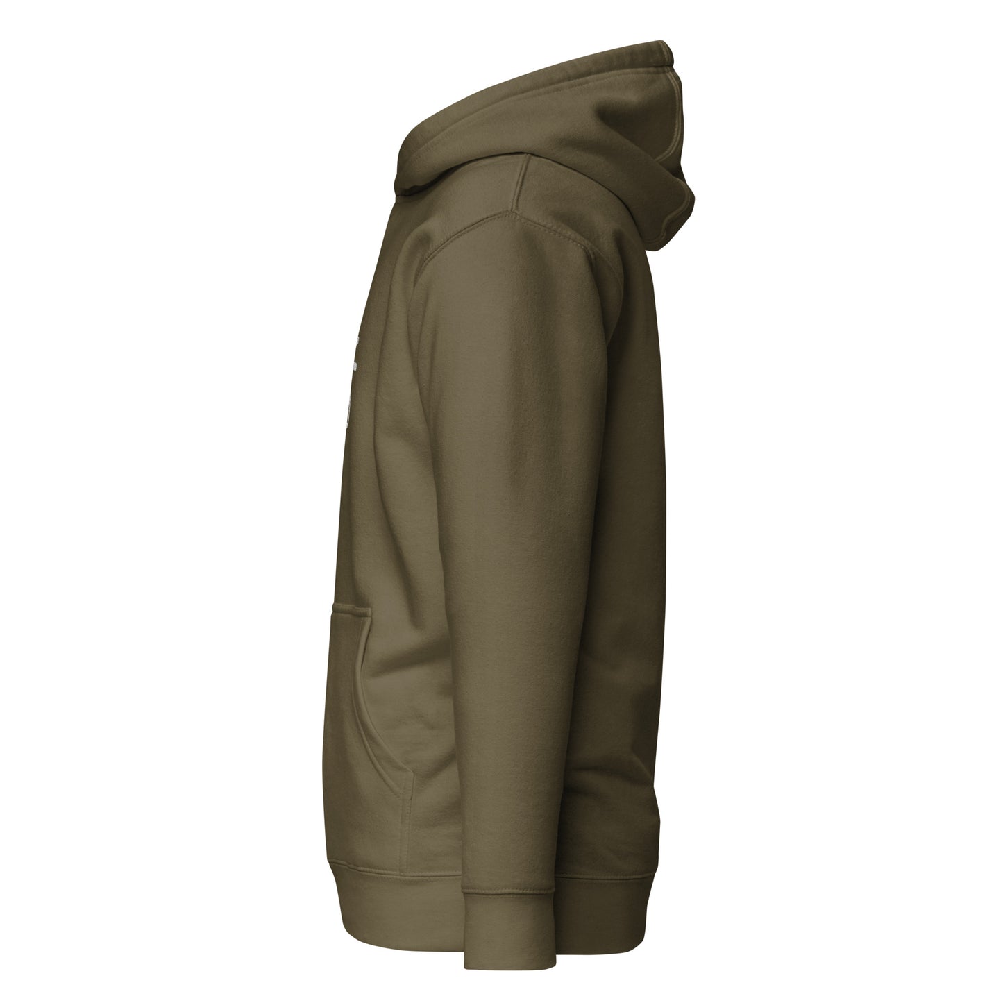 ManMind Embroidered Hoodie Military Green