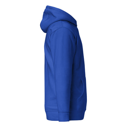 ManMind Embroidered Hoodie Royal Blue