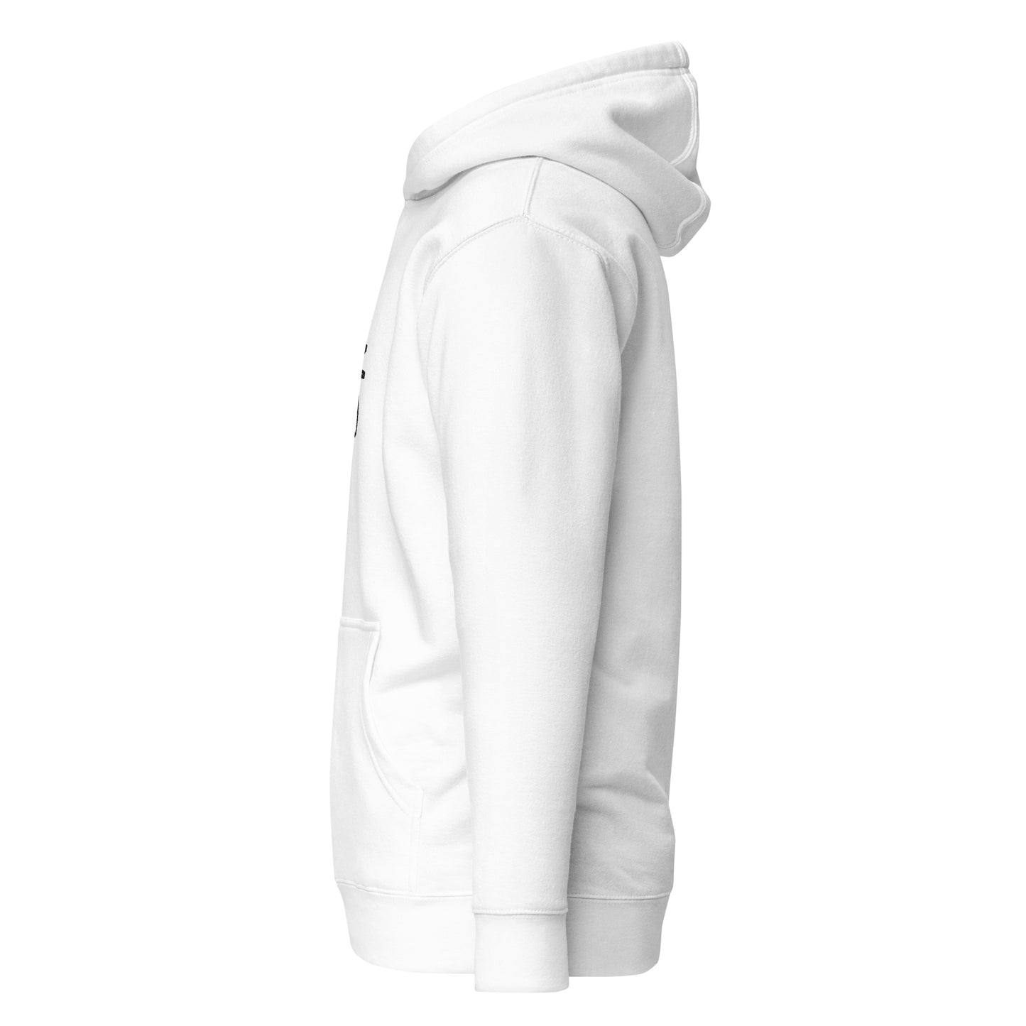 ManMind Embroidered Hoodie White